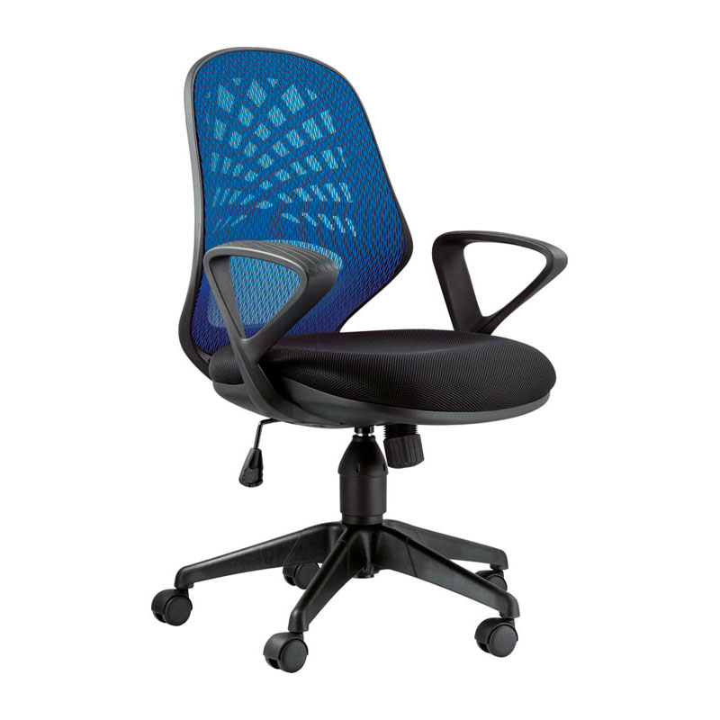 Silla giratoria respaldo bajo 2019 Azul